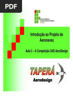 Aula 02 - A Competição SAE-AeroDesign[