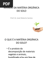 Unidade 5b. Manejo Da Matéria Orgânica Do Solo