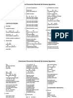 Cancionero Encuentro Nacional