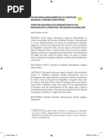 ARENDT. Do Nacionalismo Romântico à Literatura Regional - A Região Como Pátria