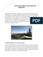 Contaminacion Del Aire en La Ciudad de Arequipa