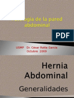 Patologia de Pared Abdominal-HERNIAS