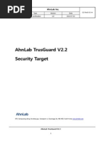 AhnLab TrusGuard V2.2 Security Target V1.8