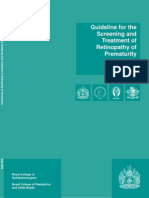 2008-SCI-021 Guidelines Retinopathy of Prematurity