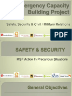 Emergency Capacity Building Project: Safety, Security & Civil / Military Relations