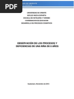 Procesos cognoscitivos básicos.