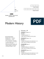 2008 HSC Modern History Paper 