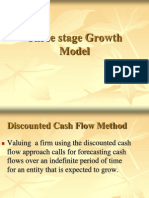 Three Stage Growth Model
