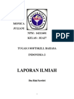 Tugas 3 Bahasa Indonesia - LAPORAN ILMIAH