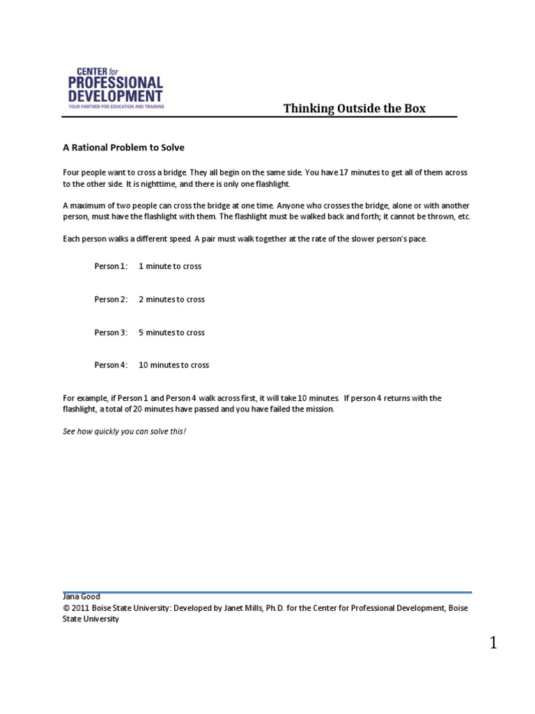 Thinking Outside The Box Supreme Court2 | PDF | Creativity ...