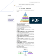 La Pyramide Des Besoins de Maslow