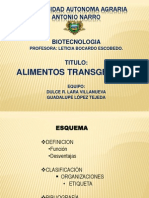 Alimentos Transgenicos