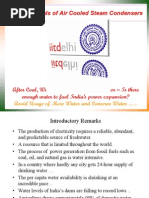 Fundamentals of Air Cooled Steam Condensers