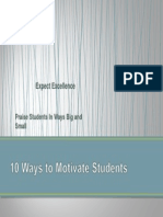 10 Ways To Motivate Students