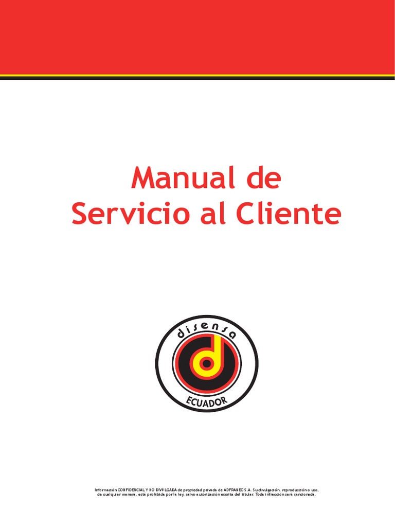 Manual de Servicio al Cliente ADFRANEC | PDF | Franquiciamiento ...