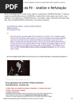 Tabernáculo Da Fé - Análise e Refutação_ Erros Grotescos Do 'Profeta' Willian Branham- Charlatanismo, Racismo Etc