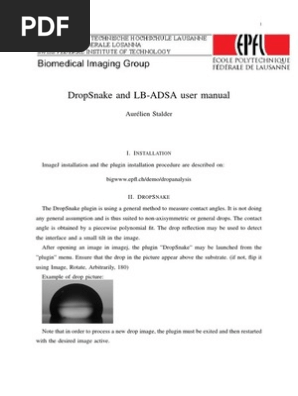 Drop Analysis Manual Mathematical Optimization Interpolation