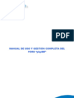 Manual Del Uso y Gestión Completa Del Foro "PHPBB"