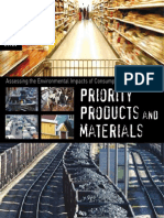 Assessing The Environmental Impacts of Consumption and Production: Priority Products and Materials - Summary