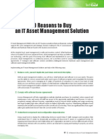 10 Reasons for Buying an IT Asset Management Solution