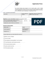 Application Form: Part 1 Personal Information