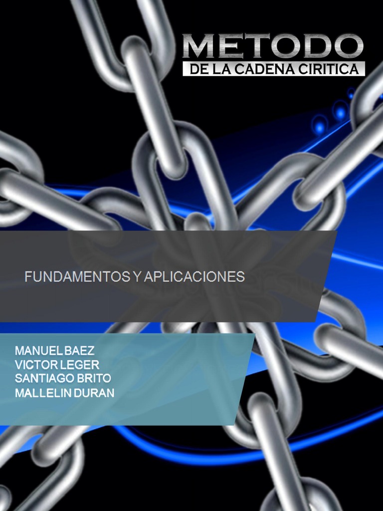 Metodo de La Cadena Critica CCPM Toma de decisiones