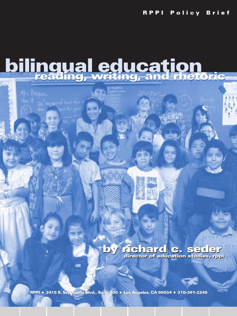 Bilingual Education: Reading, Writing, and Rhetoric | PDF ...
