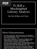 To Kill A Mockingbird Literary Analysis