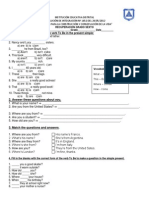 Evaluación Inglés Grado Sexto