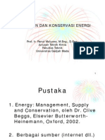 Manajemen Dan Konservasi Energi
