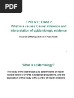 Epid 600 Class 2 Cause