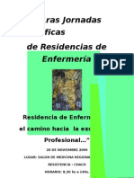 1ras Jornadas Científicas de Residencias de Enfermería