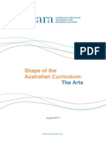 shape of the australian curriculum-the arts