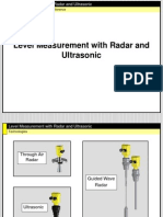 Radar and Ultrasonic Level Measurement