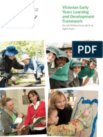 victorian early years learning and development framework