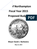 Northampton, MA FY2015 Budget