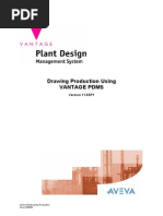 Drawing Production Using Vantage PDMS: Version 11.6SP1