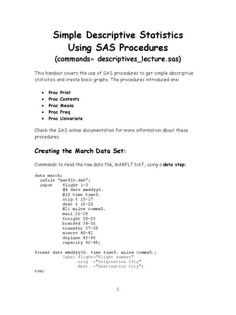 Sas Statistics By Example Pdf – Sas Portal – JJNU
