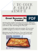 How to Cook Up a Great Resume