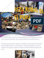 La Pobreza Rural en El Perú