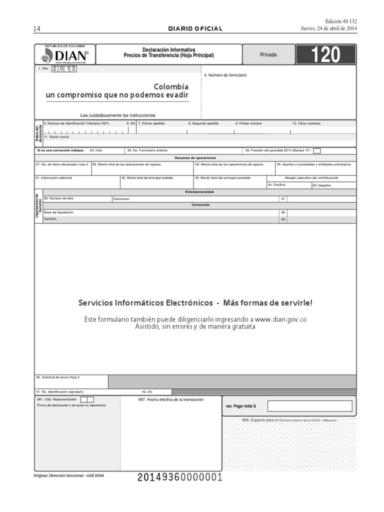 Doc. 625 Formulario PDF | Descargar gratis PDF | Estado de resultados ...