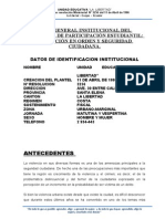 Anteproyecto de Orden y Seguridad 2014