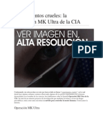 Experimentos Crueles La Operación MK Ultra de La CIA