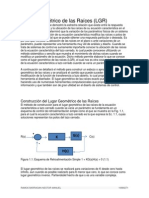 3.3 Lugar Geométrico de Las Raíces