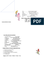 Simple Present Tense: Circule o Correto: (Analise o Pronome e o Verbo)