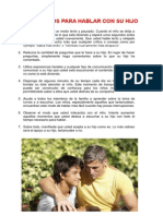 7 Consejos para Hablar Con Su Hijo