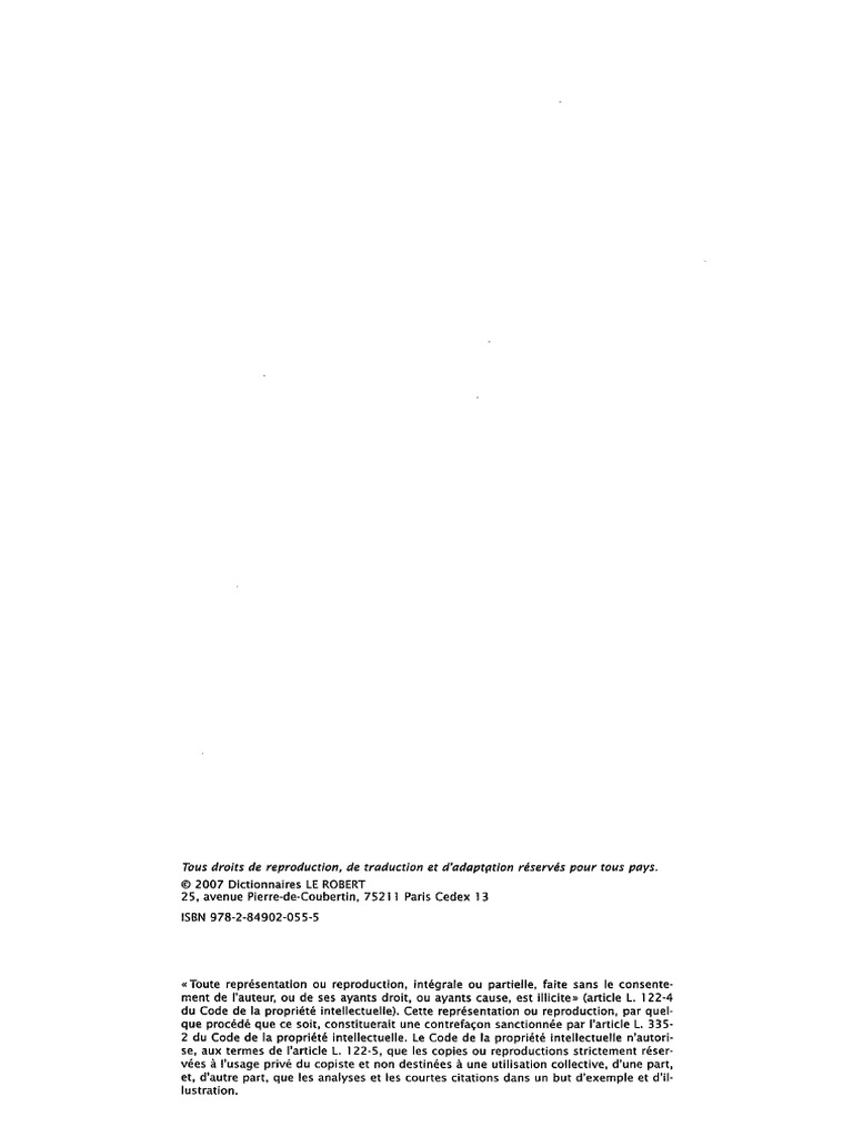 Le Robert - Dictionnaire de Combinaisons de Mots | PDF