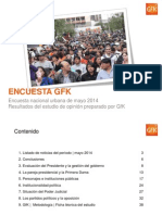 GfK, Encuesta de Mayo,2014