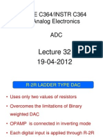 EEE C364/INSTR C364 Analog Electronics ADC