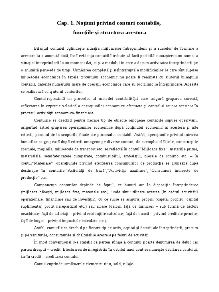 Contul Si Dubla Inregistrare | PDF